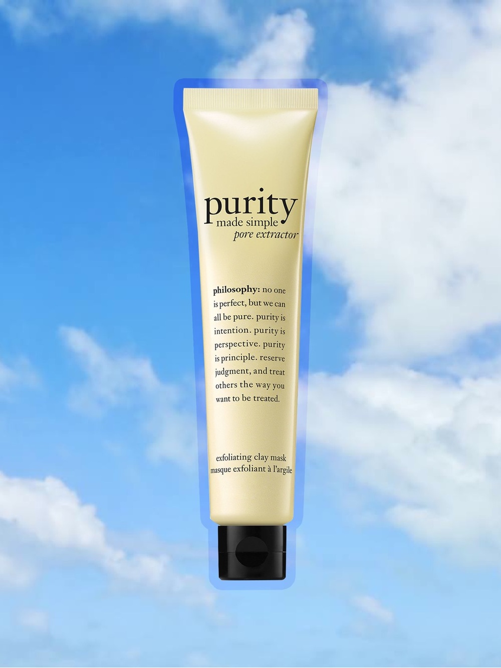 Philosophy Purity Made Simple Pore Extractor Mask — Cream & Black Tube